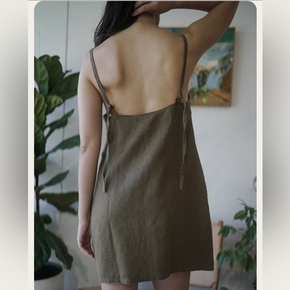 NWT YOLI & OTIS HEIDA DRESS FOREST GREEN - Picture 3 of 5